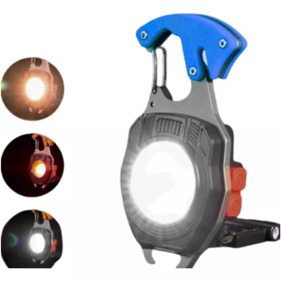 Miniatura 3 de Linterna COB 9En1 Recargable Multif